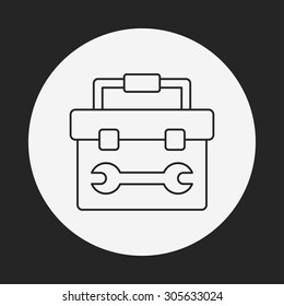 tool box line icon