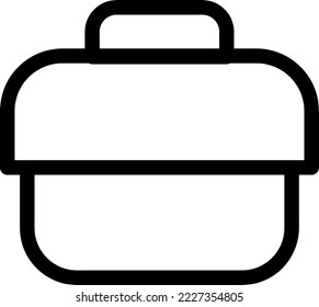 Tool box line icon, Toolbox vector logo isolated on white background.eps
