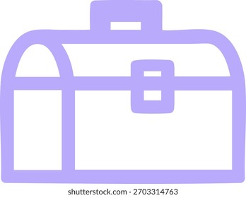 Werkzeugkasten Symbol in heller Neonfarbe