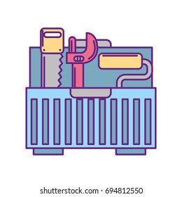 tool box with tools