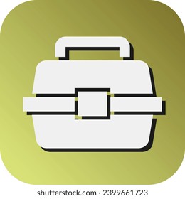 Tool Box  Vector Glyph Gradient Background Icon For Personal And Commercial Use.
