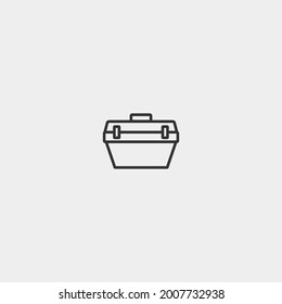 Tool box vector icon illustration sign
