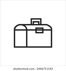 Toolbox-Vektorgrafik-Symbolzeilen-Vorlage