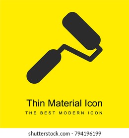 tool bright yellow material minimal icon or logo design