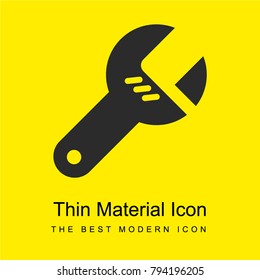 tool bright yellow material minimal icon or logo design