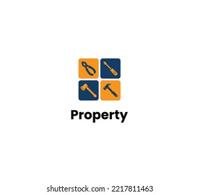 Tool Building Construction logo vector template