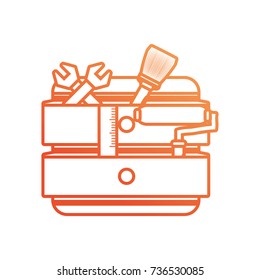 tool cabinet  vector illustration
