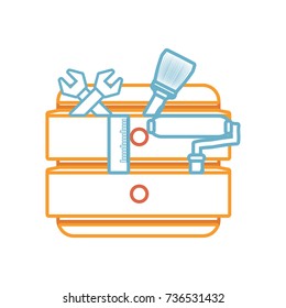 tool cabinet  vector illustration
