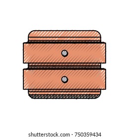 tool cabinet vector illustration