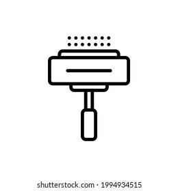 Tool Cleaning Window Glass Outline Icon, Logo, and illustration Vector