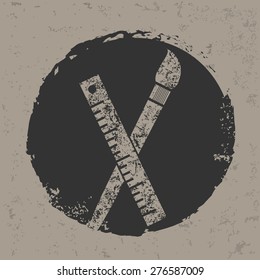 Tool design on grunge background,grunge vector