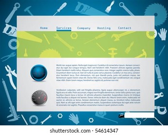 Tool design website template