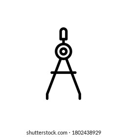 Tool-Trennzeichen-Symbol Einfache Linie, Umrisskomponenten, Vektorelemente von Kabinettzubehör, Icons für i und ux, Website oder mobile Anwendungen