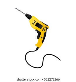 tool drill icon image design, vector illustration