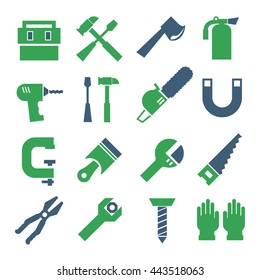 tool, equipment icon set