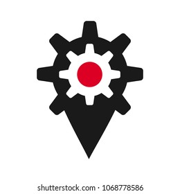 tool or equipment symbol. machinery and engine icon. industry and factory logo. eps 10.