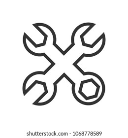 tool or equipment symbol. machinery and engine icon. industry and factory logo. eps 10.