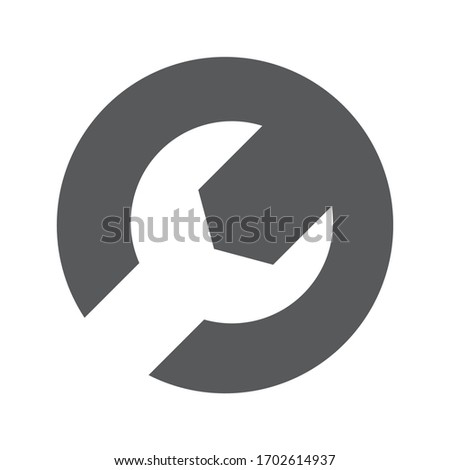 Tool fix and repair logo icon design