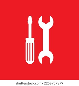 Tool flat icons, common graphic resources, vector illustrations.