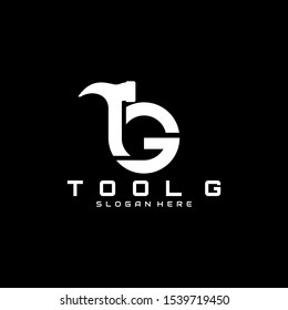 tool G logo design vector