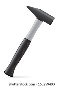 tool hammer vector illustration isolated on white background