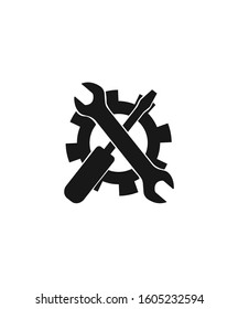 Tool hardware vector graphic design logo.