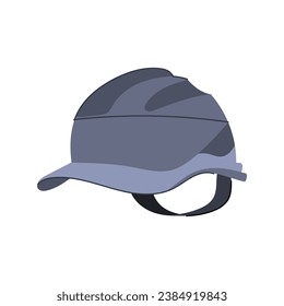 tool helmet builder cartoon. protect build, safe protection, site contractor tool helmet builder sign. isolated symbol vector illustration