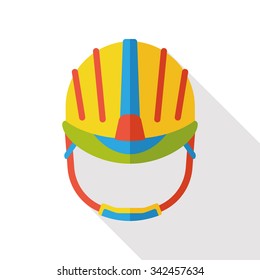 tool helmet flat icon