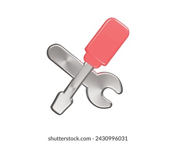 Icono de herramienta Ilustración de renderizado 3d