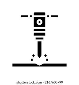 Icono de herramienta aislado en fondo blanco
