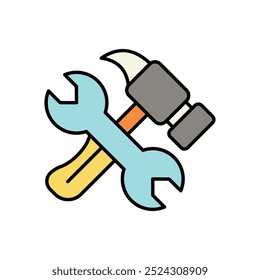 Icono de la herramienta aislado en un fondo blanco. Ilustración vectorial.