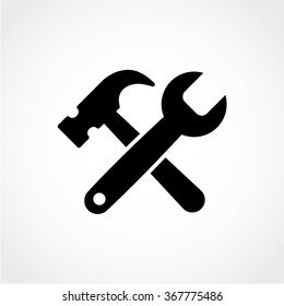 Tool Icon Isolated on White Background