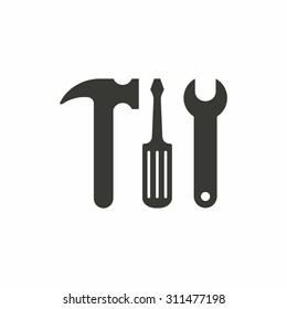 Tool   icon  on white background. Vector illustration.