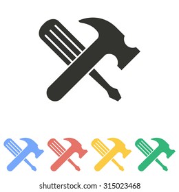 Tool   icon  on white background. Vector illustration.