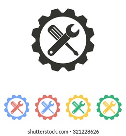 Tool   icon  on white background. Vector illustration.