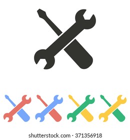 Tool   icon  on white background. Vector illustration.