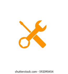 tool icon. Orange icon