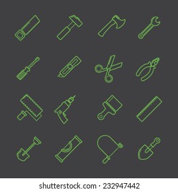 A tool icon set 