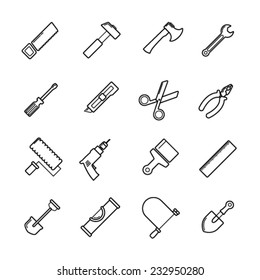 A tool icon set 