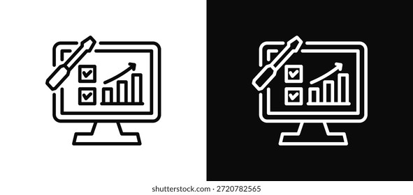Conjunto de iconos de herramientas en blanco y negro
