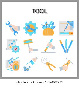 tool icon set isolated on white background for web design or app,book,banner,advertise, etc.