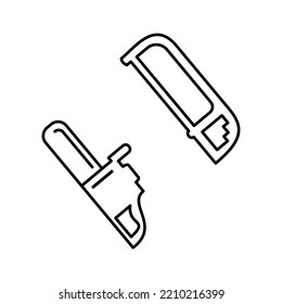 Tool icon set. Tools for repair work. Isolated icon, object on white background.
