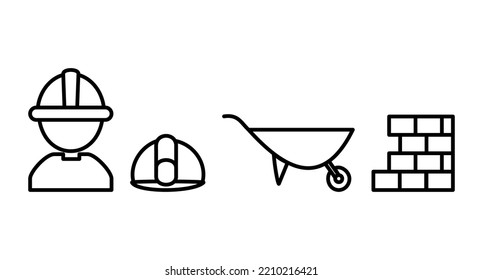 Tool icon set. Tools for repair work. Isolated icon, object on white background.
