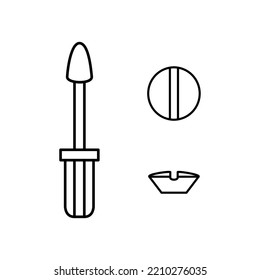 Tool icon set. Tools for repair work. Isolated icon, object on white background.
