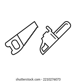 Tool icon set. Tools for repair work. Isolated icon, object on white background.
