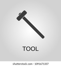 Tool icon. Tool symbol. Flat design. Stock - Vector illustration
