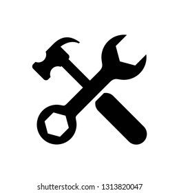 Tool icon symbol vector. on white background editable eps10