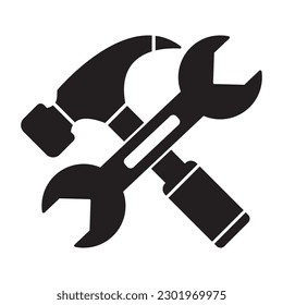Vektorgrafik-Logo-Design des Werkzeugs