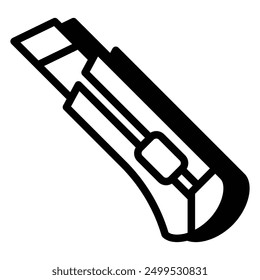 Tool Icon Vector, Utility knife tools icon, Vector files for cutting