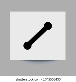 Icono de herramienta. Icono de llave, logotipo aislado Llave y martillo. Icono de herramientas aislado en fondo blanco